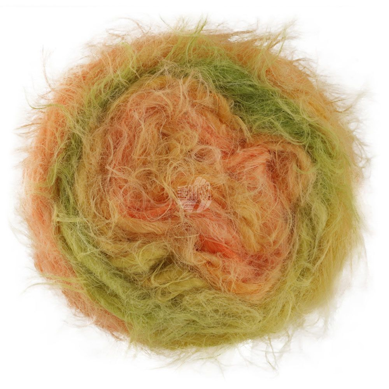 Lana Grossa Basta Mista 104 Kiwi zielony/Pistacjowa zieleń/Wanilia/Musztardowy żółty/Brzoskwinia/Morela