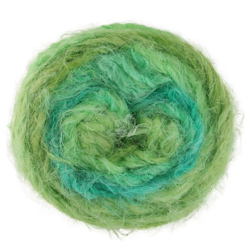 Lana Grossa Basta Mista 103 Zieleń majowa/Limonka/Kiwi/Jabłkowy zielony