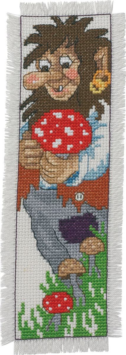 Zestaw do haftu Zakładka Tato Troll 7 x 22 cm