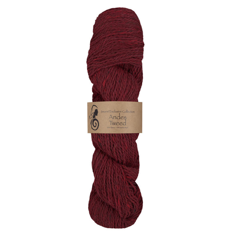 Viking Snorre Andes Tweed 255 Ciemnoczerwony