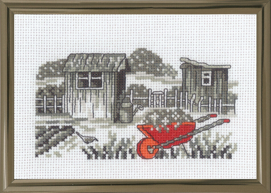 Zestaw do haftu Taczka R5794 15 x 10 cm