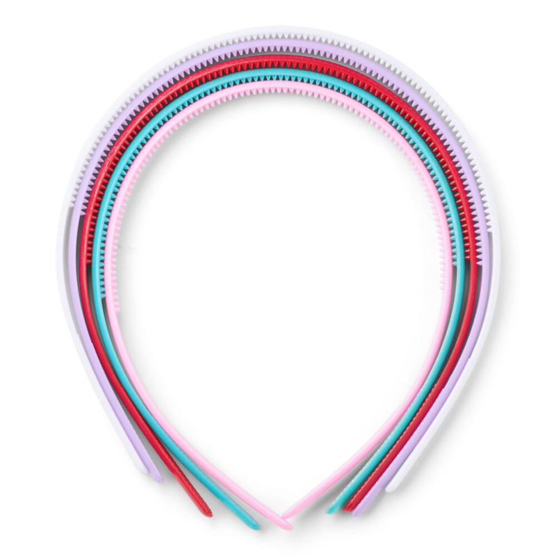 LindeHobby Opaski do włosów, Kolory mieszane, 8 mm, 5 szt