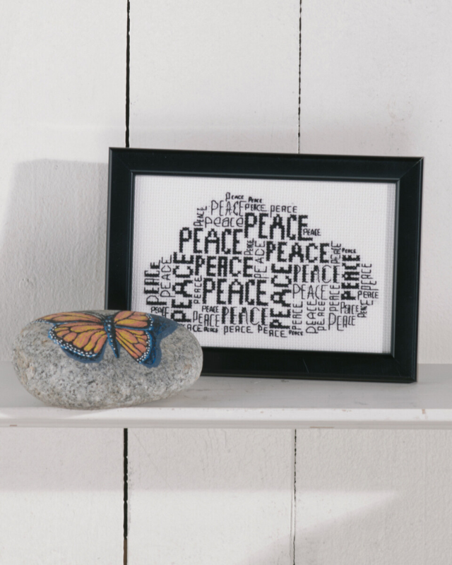 Zestaw do haftu Pokój na chmurze 9 x 14 cm