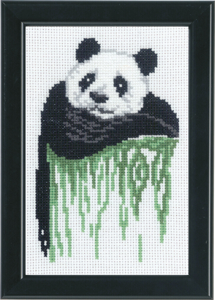 Zestaw do haftu Panda 14 x 19 cm