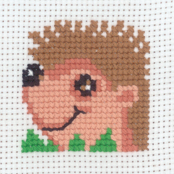 Zestaw do haftu Jeż 8 x 8 cm