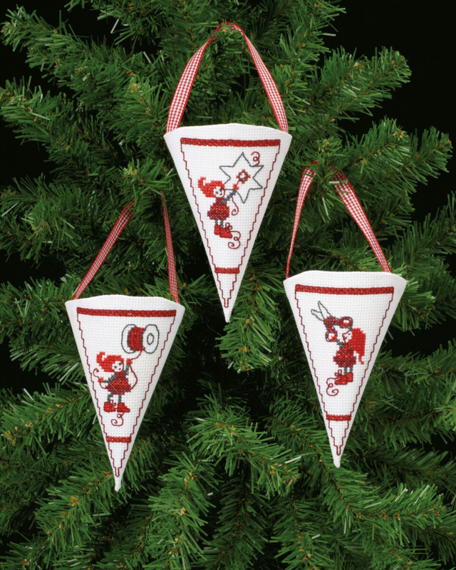 Zestaw do haftu Aktywne skrzaty 10 x 13 cm