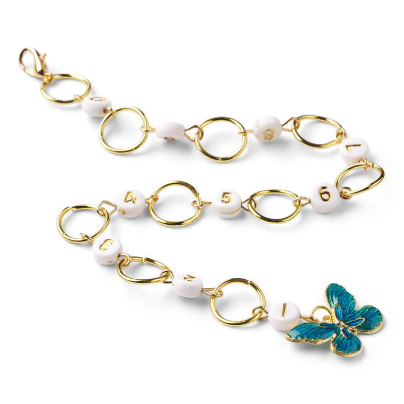 LindeHobby Licznik Rzędów, Turkusowy, Cyfry 0–9