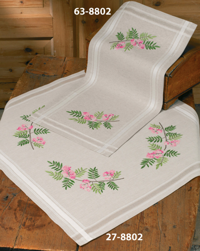 Zestaw do haftu Jarzębina 80 x 80 cm