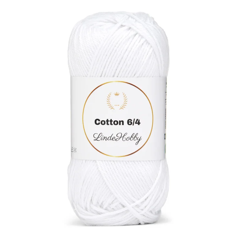 LindeHobby Cotton 6/4 019 Bianco