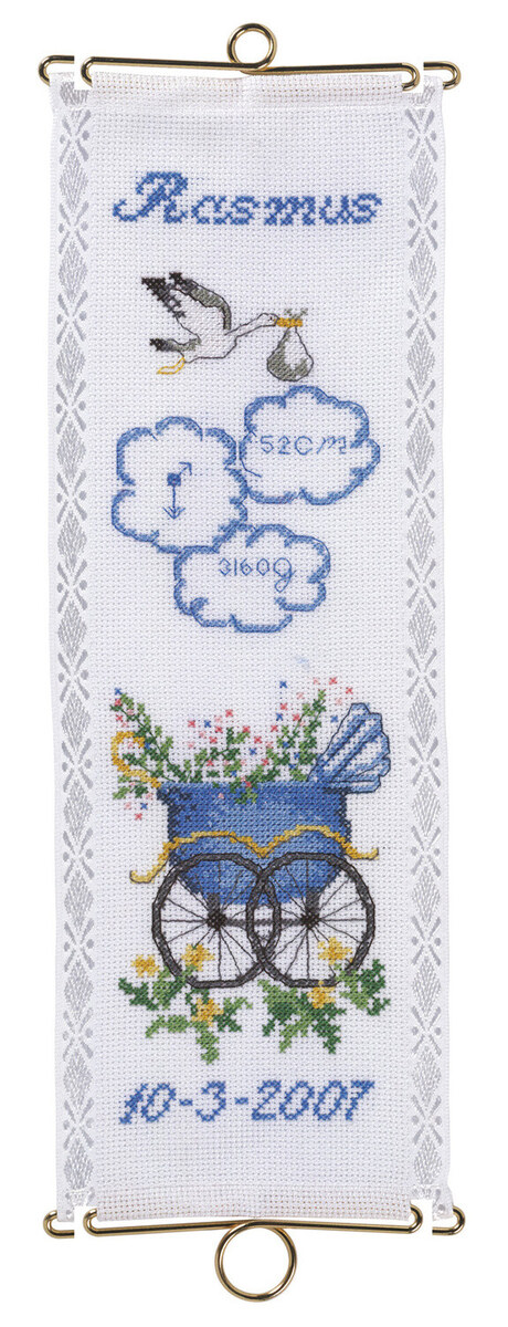 Zestaw Haftów Chrzest Rasmus 12 x 35 cm z/5188/12