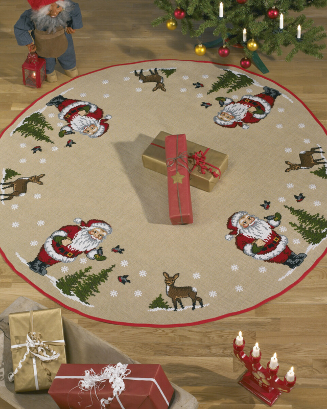 Zestaw do haftu Skrzat karmiący ptaki 170 cm Ø