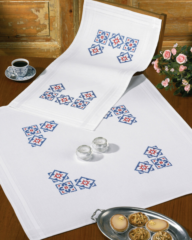 Zestaw do haftu Wieniec kwiatowy XXX 40 x 80 cm