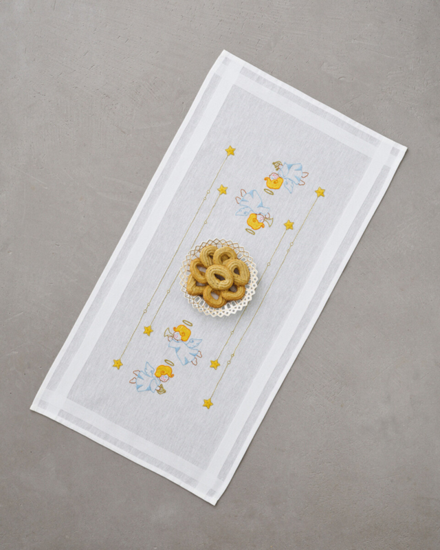 Zestaw do haftu Anioły 40x80 cm