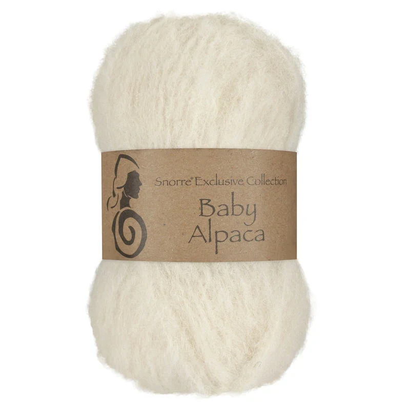 Viking Snorre Baby Alpaca 302 Naturalna biel