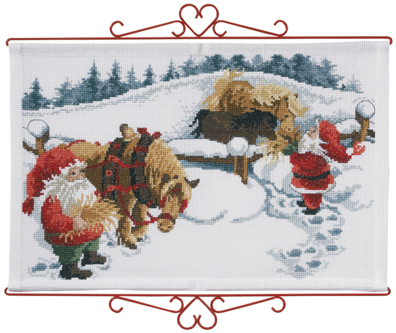 Zestaw do haftu Wóz z końmi B 5125/60 60 x 38 cm