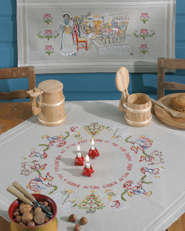 Zestaw do haftu Wigilia 80 x 40 cm