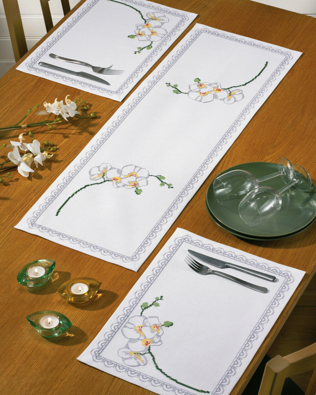 Zestaw do haftu Orchidea 31 x 94 cm
