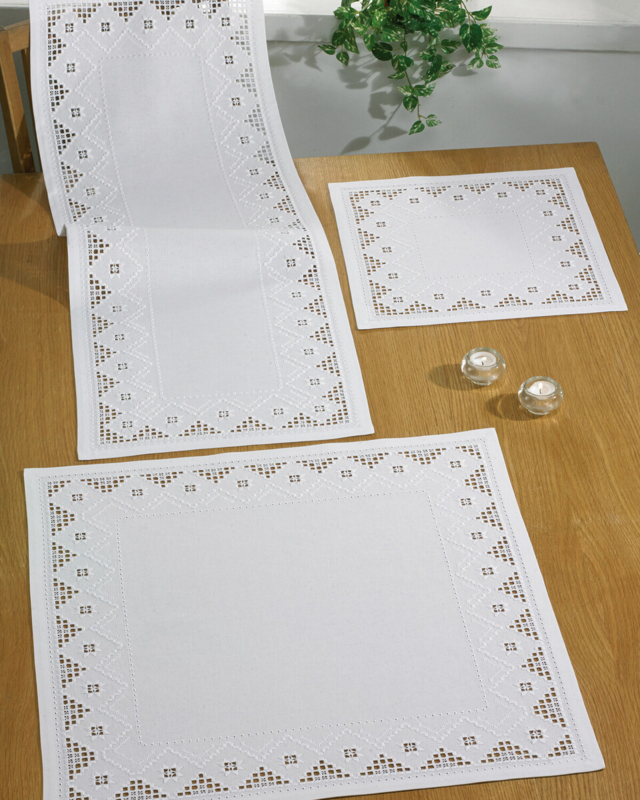 Zestaw do haftu Hardanger 41 x 108 cm
