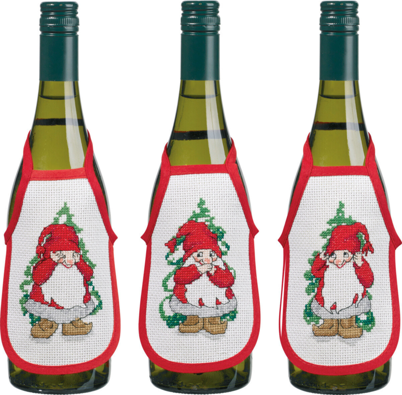 Zestaw do haftu Trzy skrzaty 3 szt. 10 x 15 cm