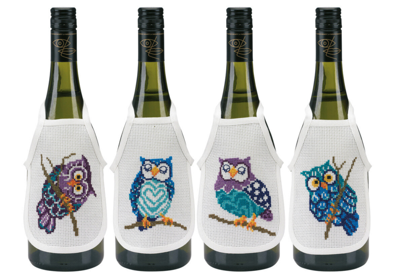 Zestaw do haftu Sowy 10 x 15 cm