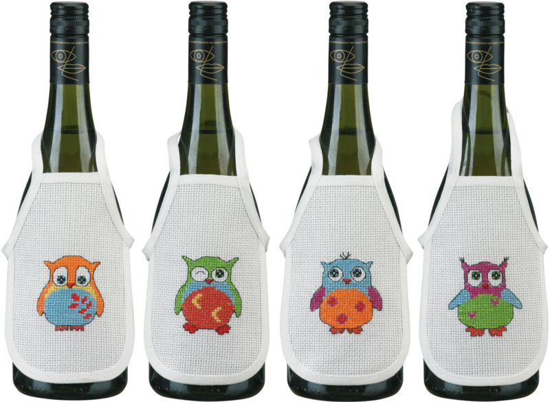 Zestaw do haftu Sowy 10 x 15 cm