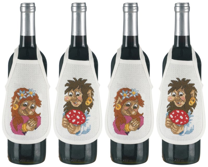 Zestaw do haftowania Głowy Trolli 2 sztuki 0330B x 2 sztuki