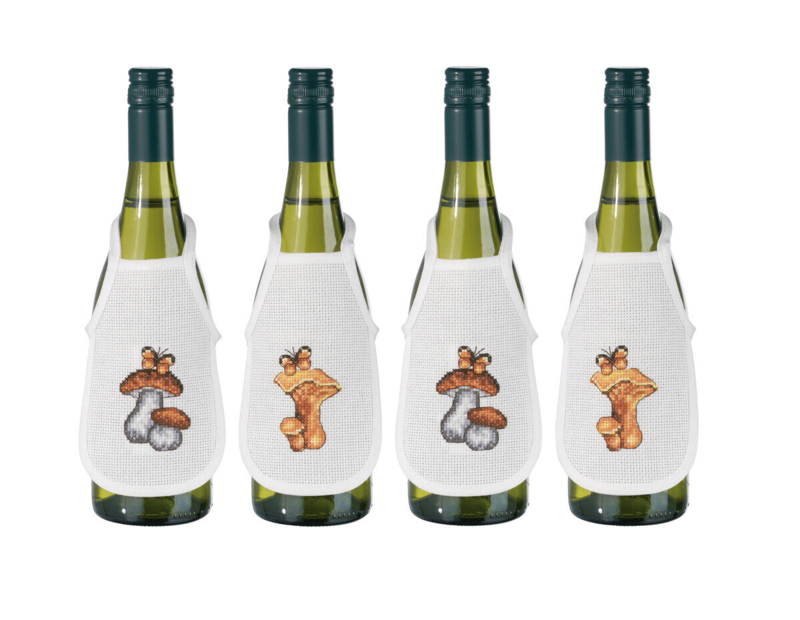 Zestaw do haftu Grzyby 0330B x 4 10 x 15 cm