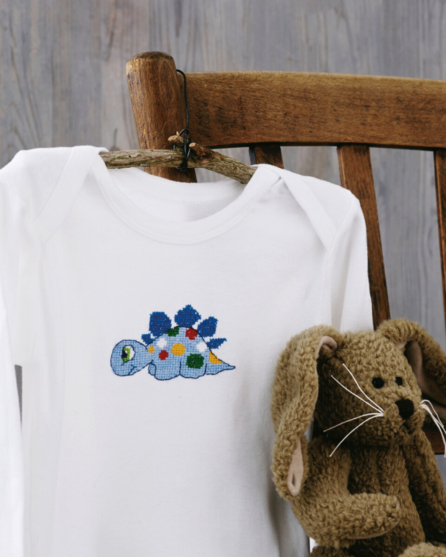 Zestaw do haftu Dino 7 x 9 cm