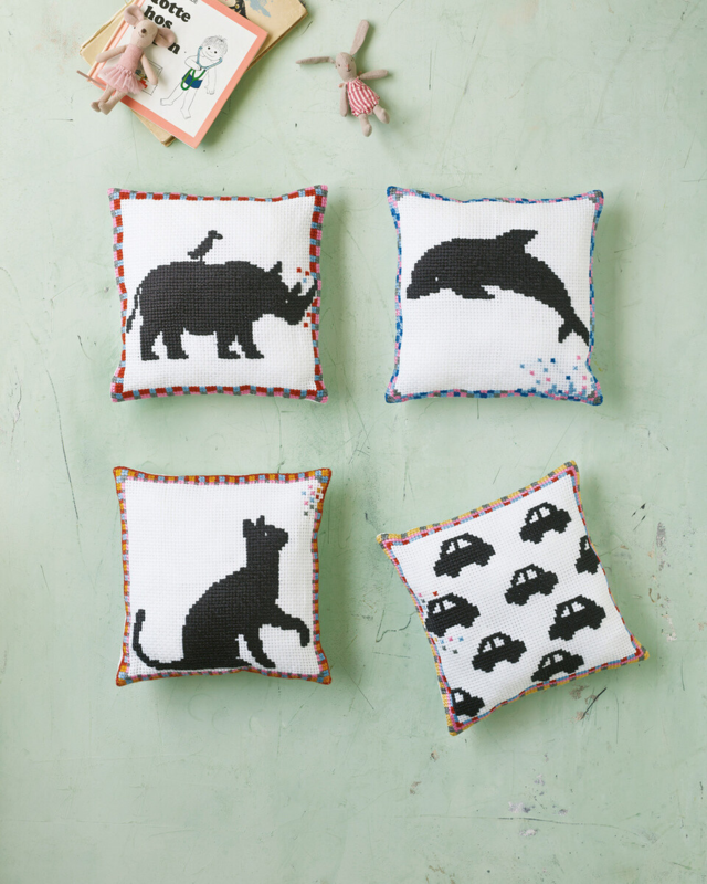 Zestaw do haftu Nosorożec 27 x 27 cm