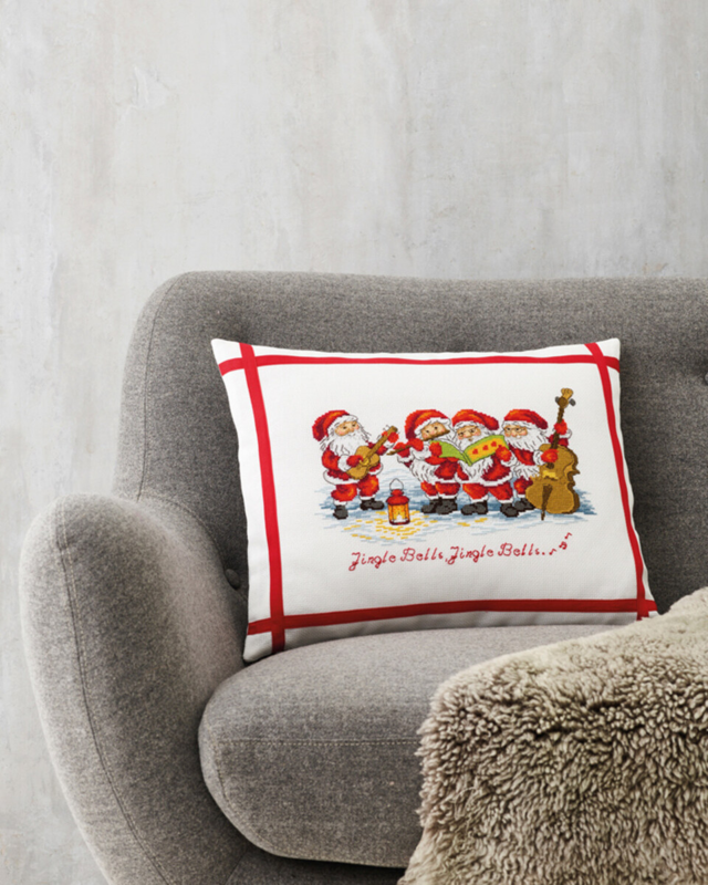 Zestaw do haftu Orkiestra skrzatów 45 x 35 cm