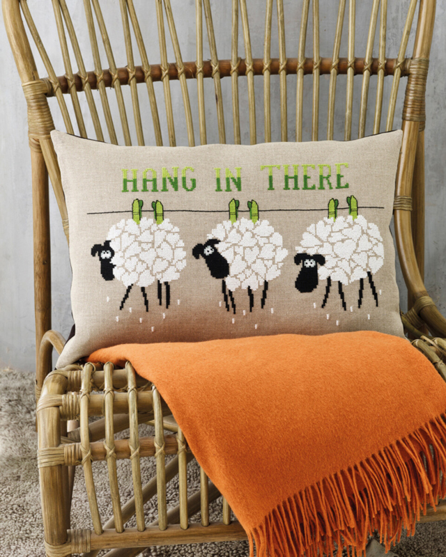 Zestaw do haftu Trzymaj się 58 x 40 cm