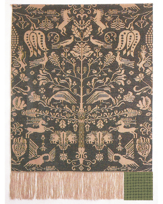 Zestaw do haftu Beidewand Jasnozielony 101 x 140 cm