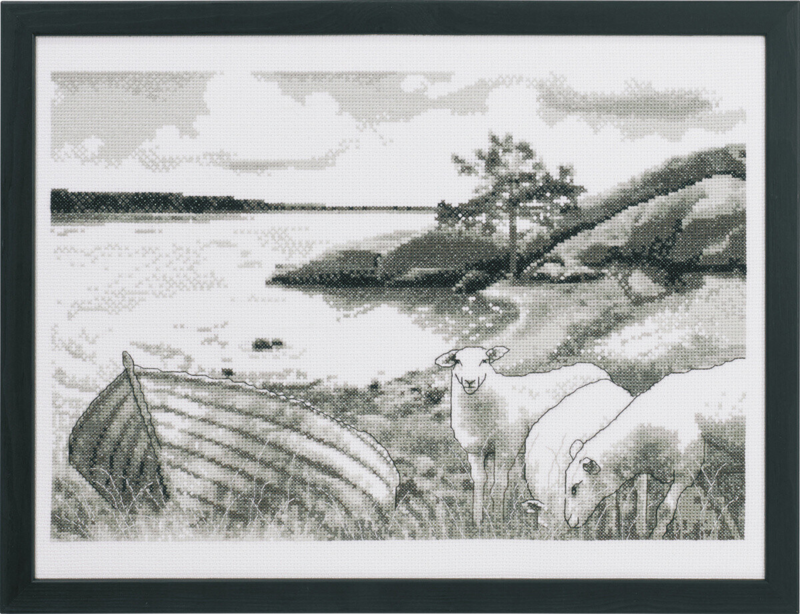 Zestaw do haftu Nad morzem 40 x 30 cm