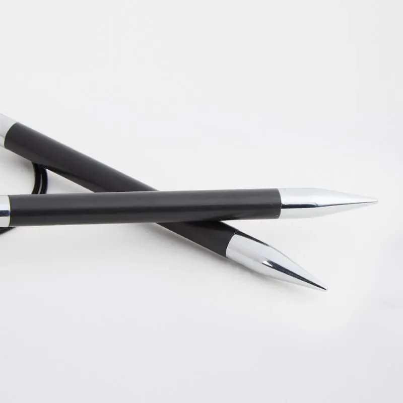 KnitPro Karbonz STAŁĄ Druty z Żyłka, 100 cm