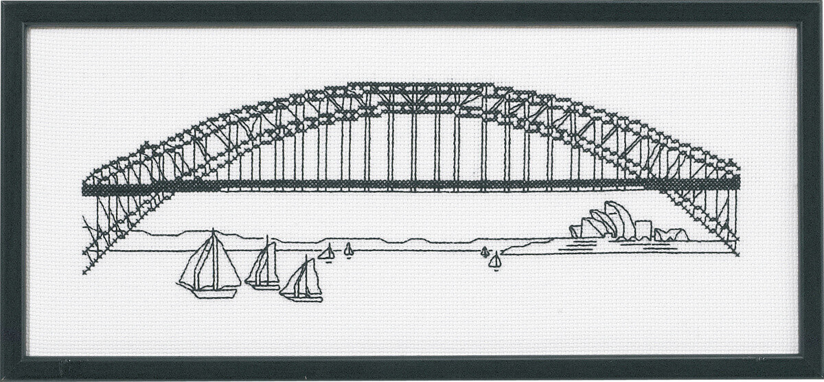 Zestaw do haftu Harbour Bridge 5496 36 x 15 cm