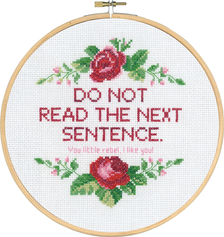 Zestaw do haftu Nie czytaj M 5810/22 20 Ø