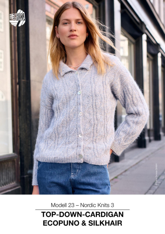 Model 23 – Nordic Knits 3: Sweter od góry