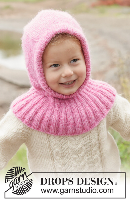 50-7 Dream Petal Balaclava by DROPS Design