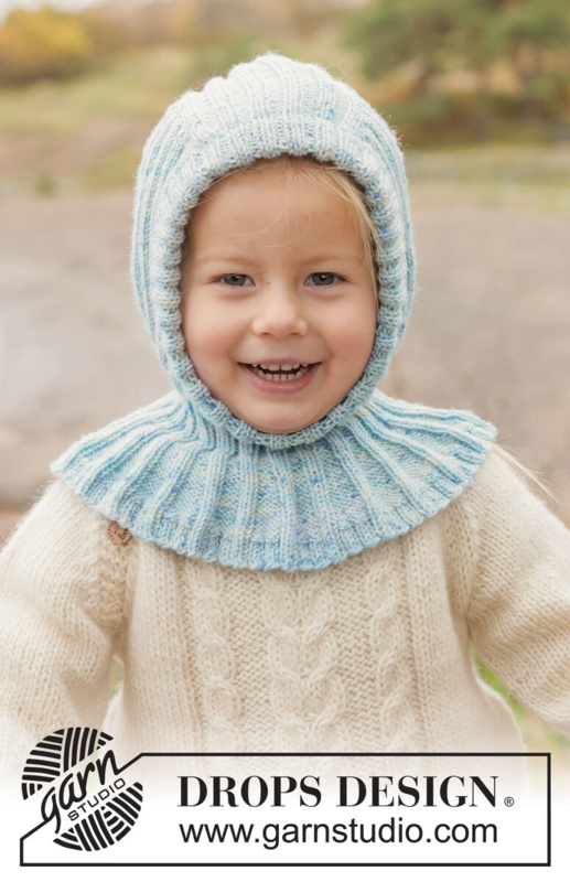 50-18 Crystal Chill Balaclava by DROPS Design