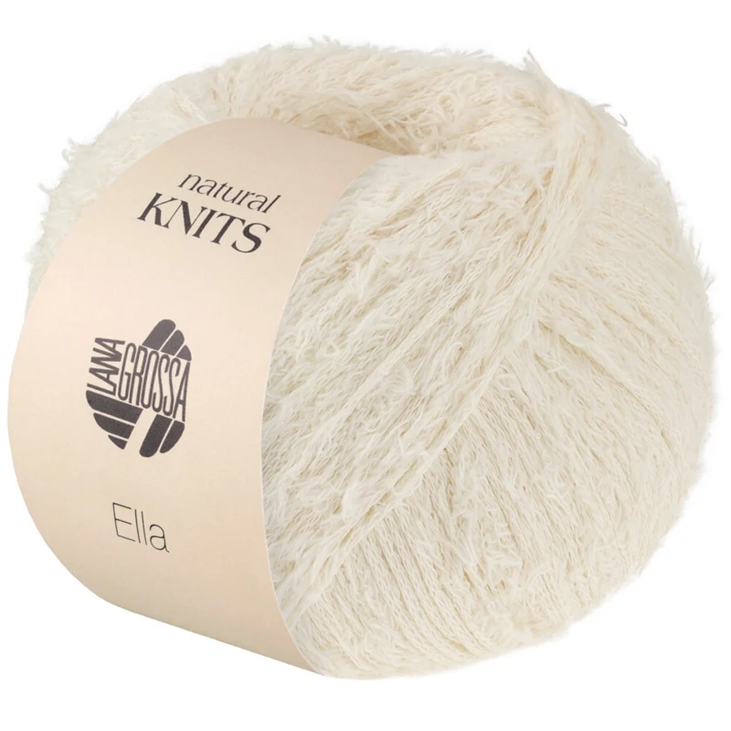 Lana Grossa Ella 01 Kremowy