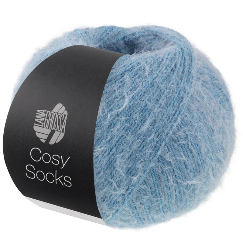 Lana Grossa Cosy Socks 14 Gołębi błękit
