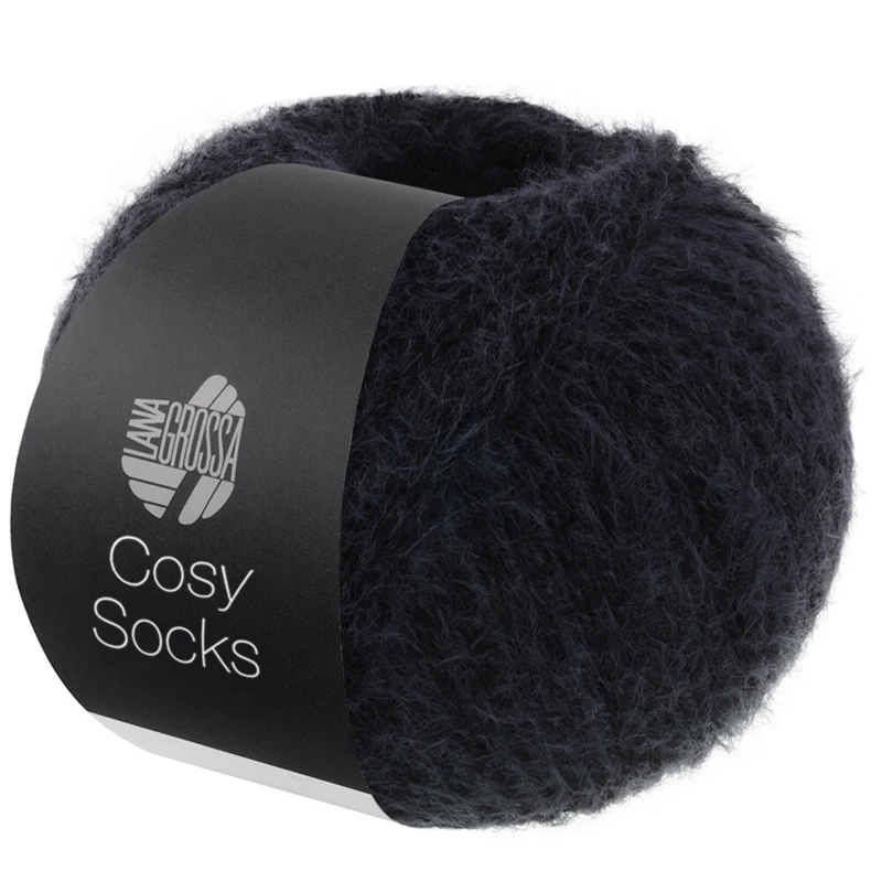 Lana Grossa Cosy Socks 18 Czarny