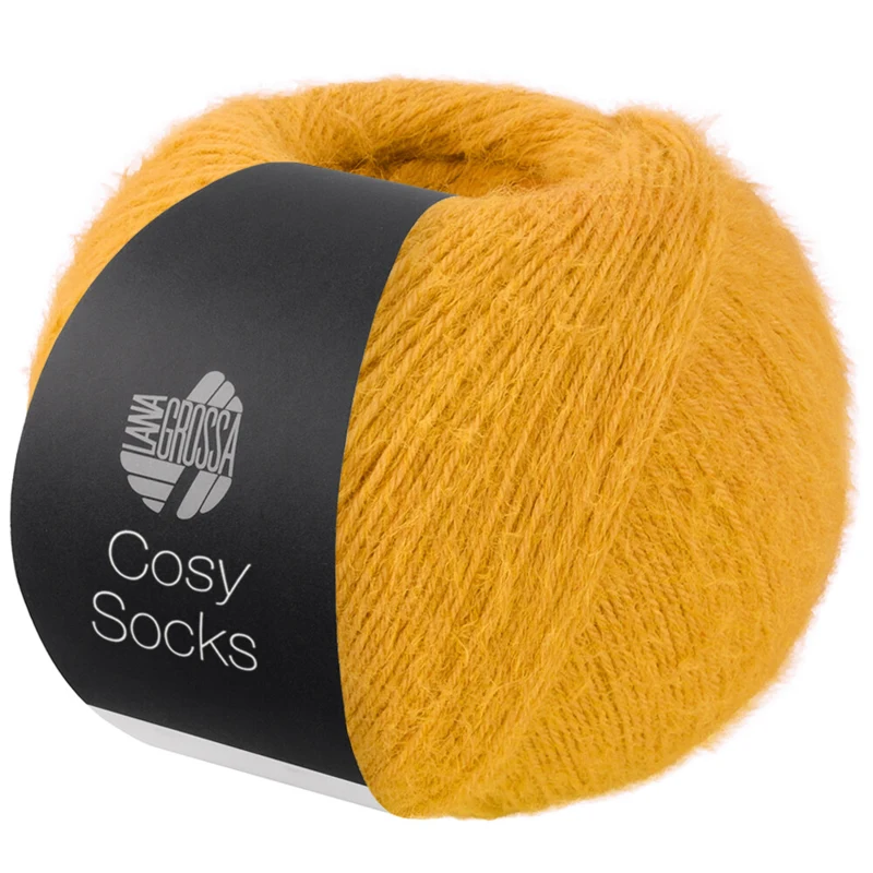 Lana Grossa Cosy Socks 11 Żółtopomarańczowy
