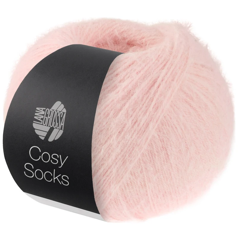 Lana Grossa Cosy Socks 01 Różany