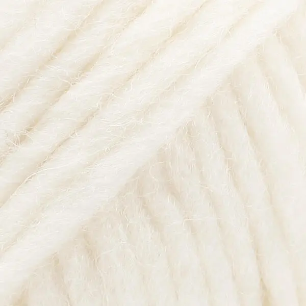 DROPS Snow Uni Colour 01 Złamana biel