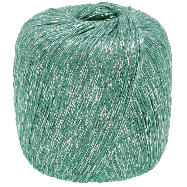 Lana Grossa Brillino 36 Turkusowy/Srebro