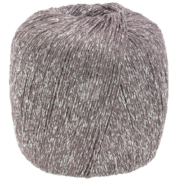 Lana Grossa Brillino 28 Taupe/Srebro
