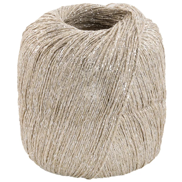 Lana Grossa Brillino 39 Greige/Srebro