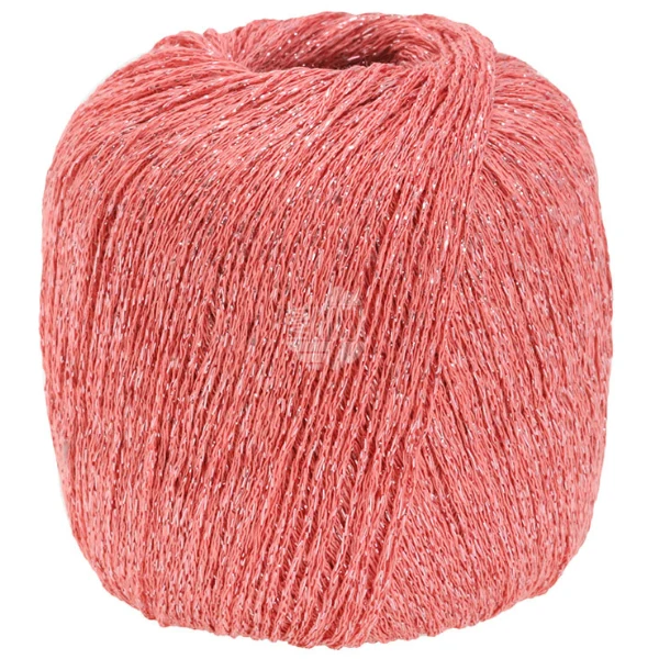 Lana Grossa Brillino 29 Łososiowy czerwony