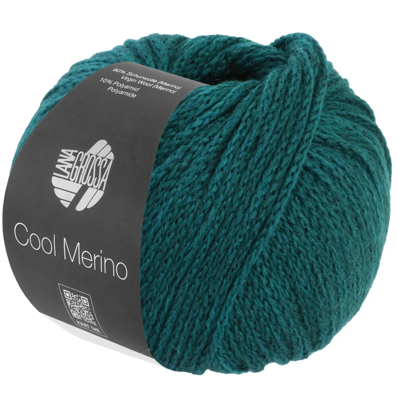 Lana Grossa Cool Merino 45 Petrolowy